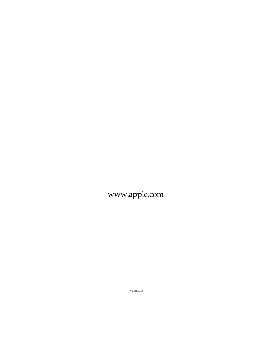 Apple mac ox s server manual 033-2026-A 