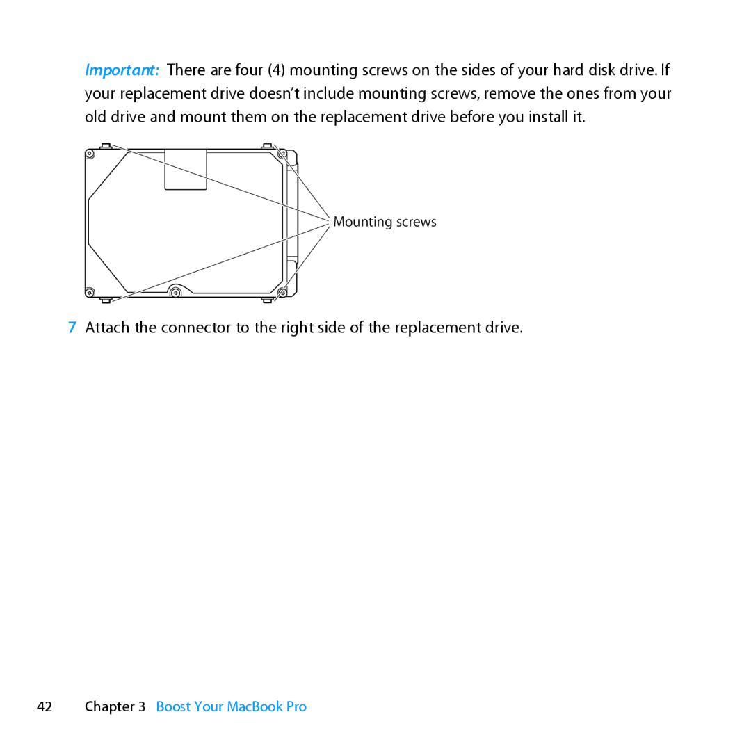 Apple MC024LL/A, MD385LL/A manual Boost Your MacBook Pro 