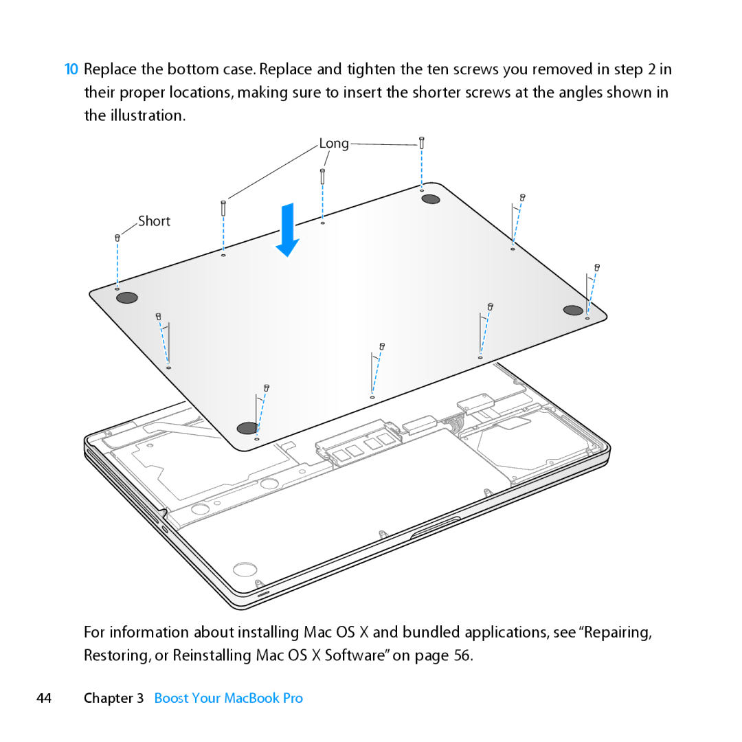 Apple MC024LL/A, MD385LL/A manual Long Short 