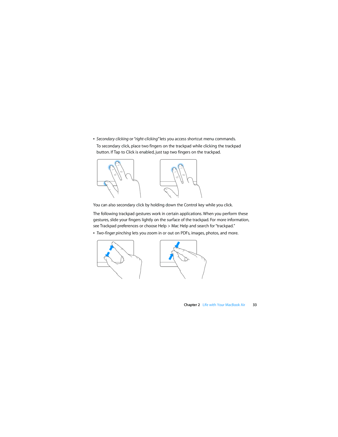 Apple MB003LL/A, MC233LL/A manual Life with Your MacBook Air 