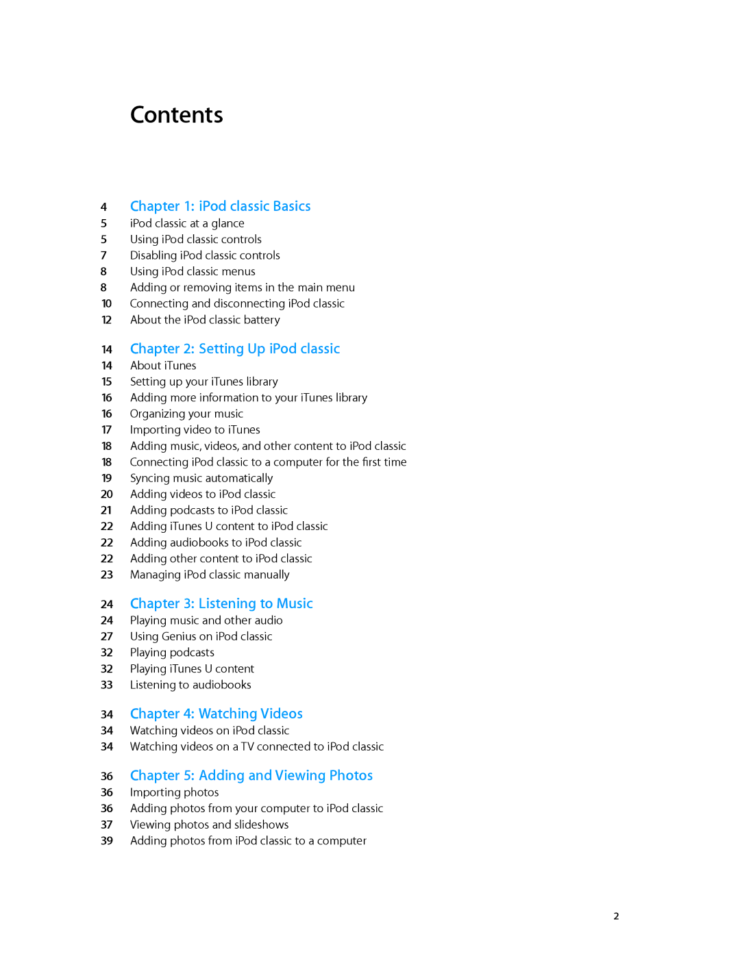 Apple MC297LL/A, MC293LL/A manual Contents 