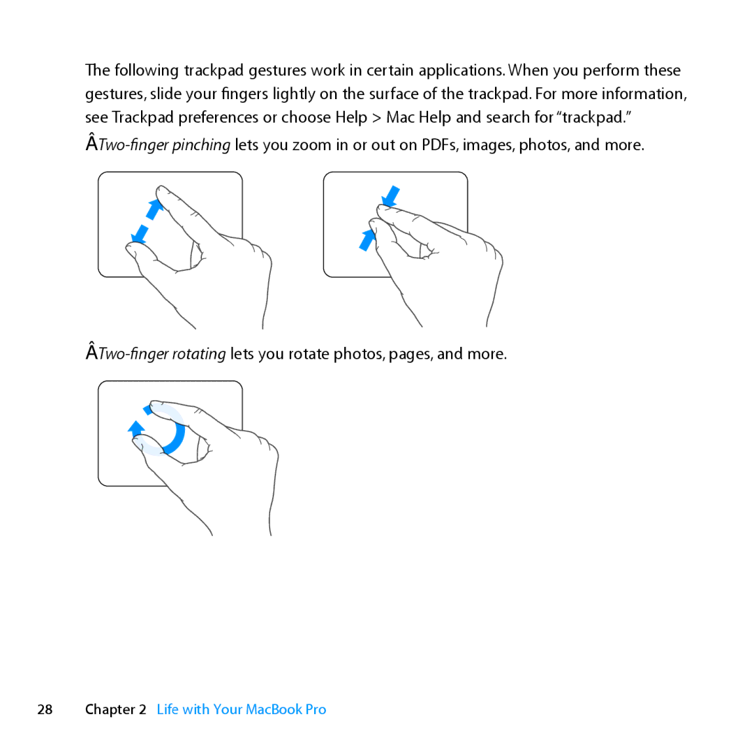 Apple MC371LL/A manual Life with Your MacBook Pro 