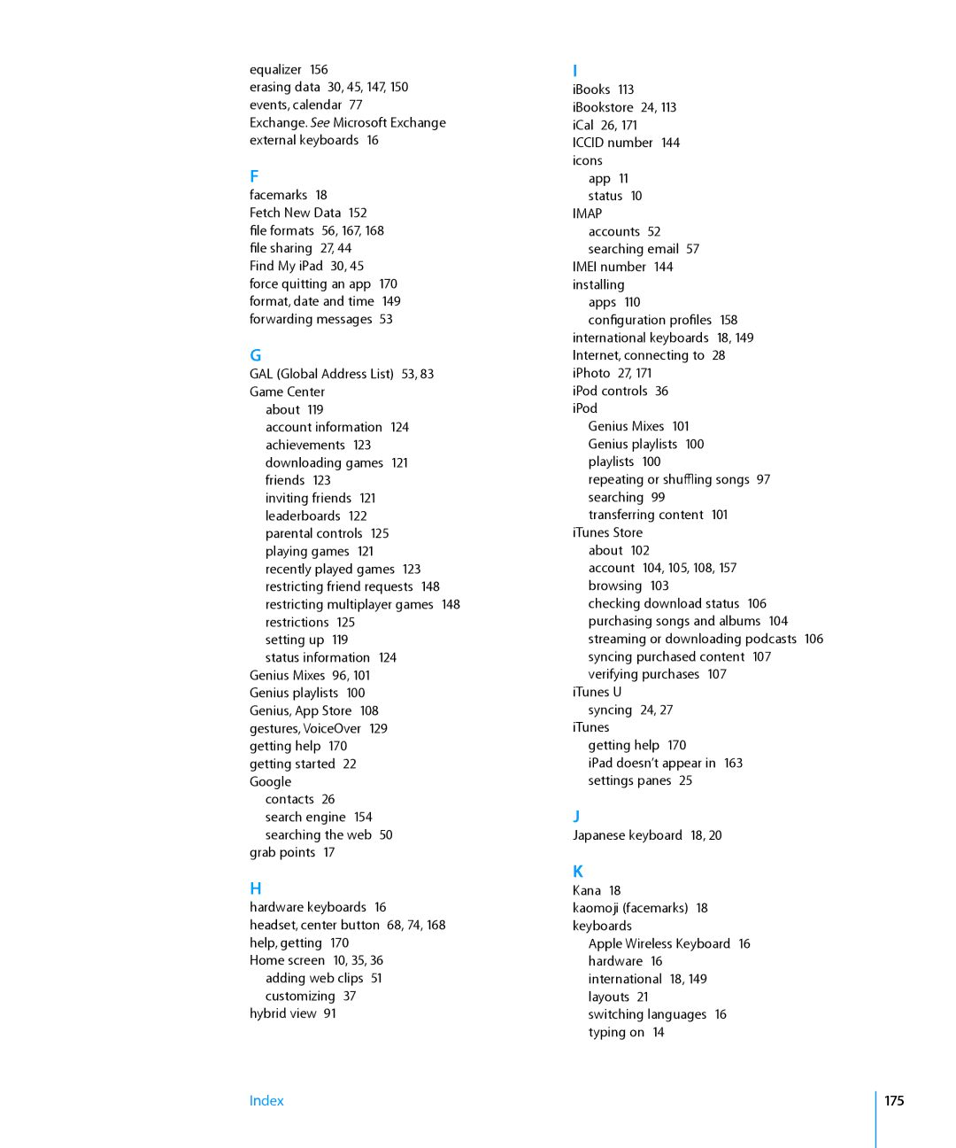 Apple MC497LL/A manual 175 