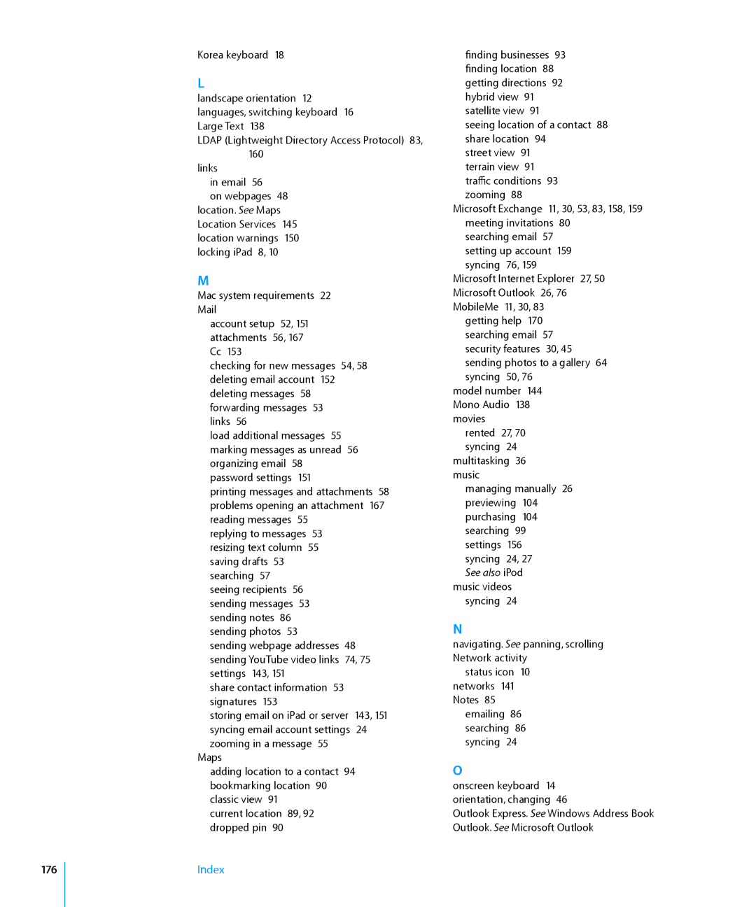 Apple MC497LL/A manual 176 