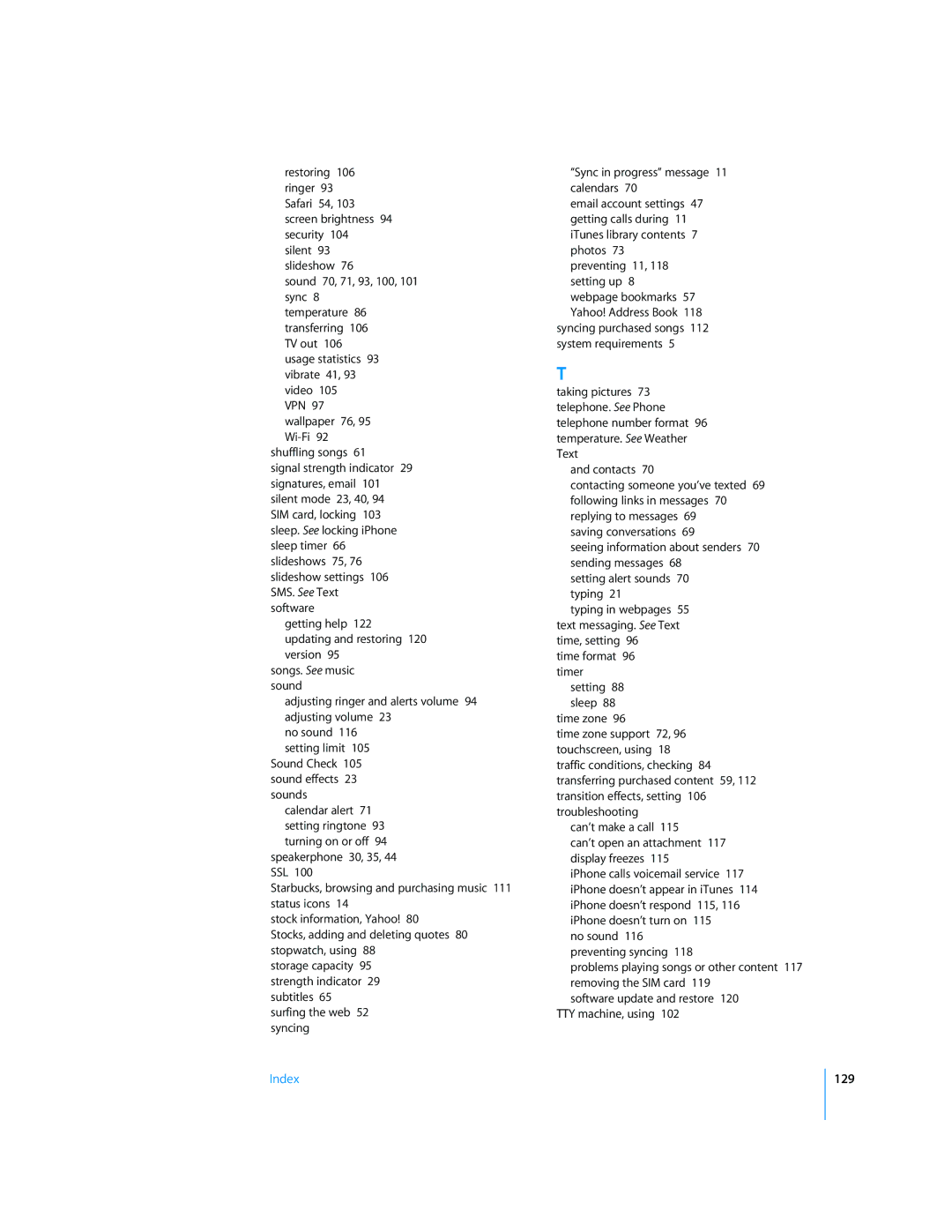 Apple A1428, MC676LL/A, A1442, A1332, A1349, A1429, A1431, A1325, A1387 manual 129 