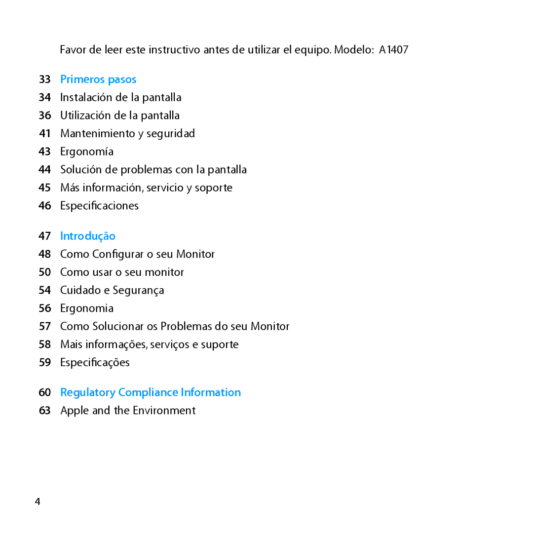 Apple MC914LL/B, MC914LL/A manual Regulatory Compliance Information 