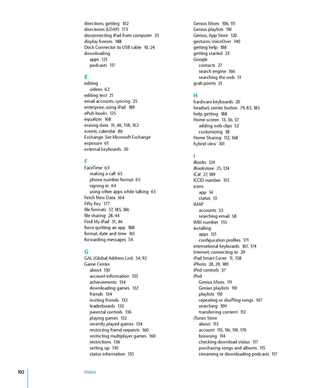 Apple MC958LL/A, MC992LL/A, MC983LL/A, MC987LL/A, MC963LL/A, MC774LL/A, MC959LLA, MC982LL/A, MC823LL/A, MC985LL/A Editing, 192 