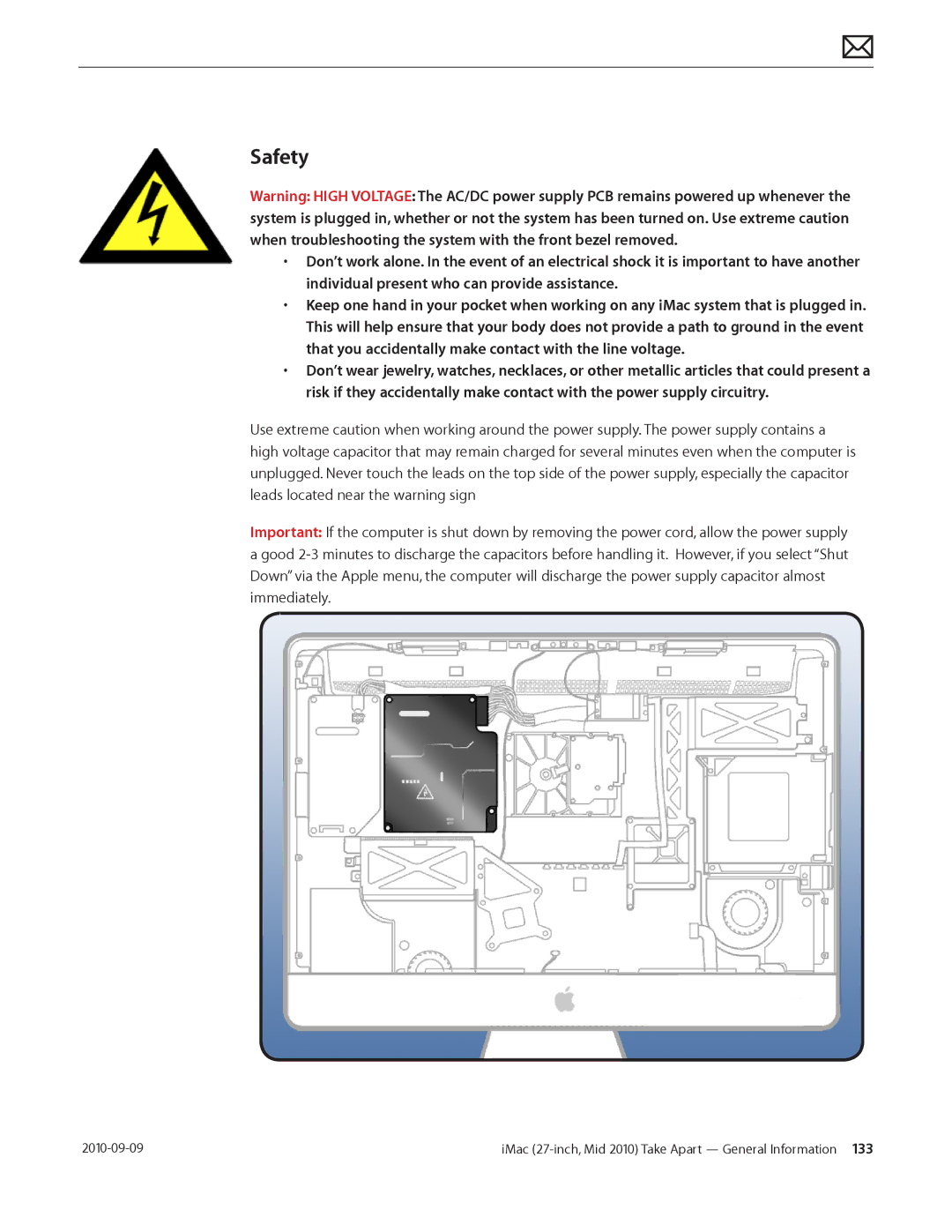 Apple MD094LL/A manual Safety 