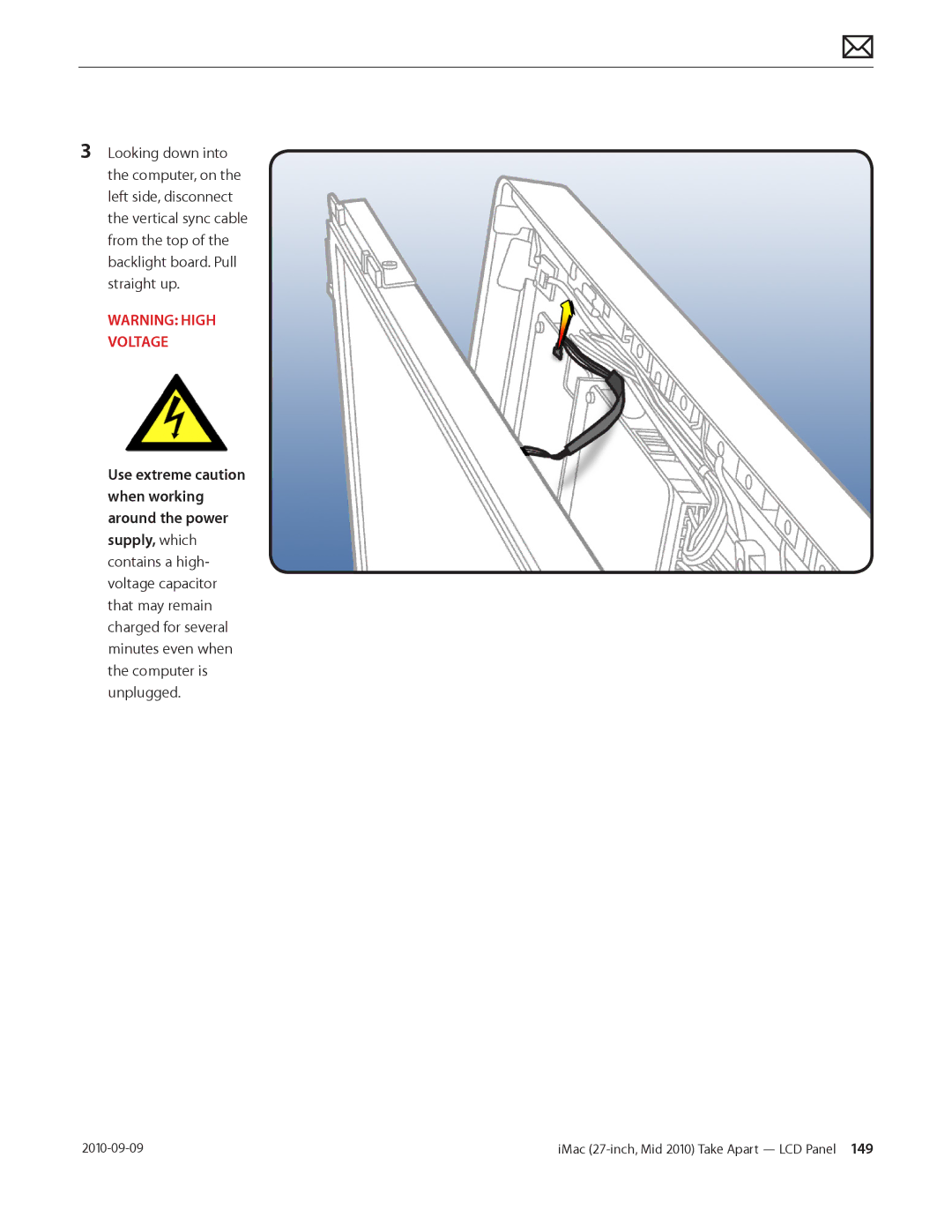 Apple MD094LL/A manual IMac 27-inch, Mid 2010 Take Apart LCD Panel  