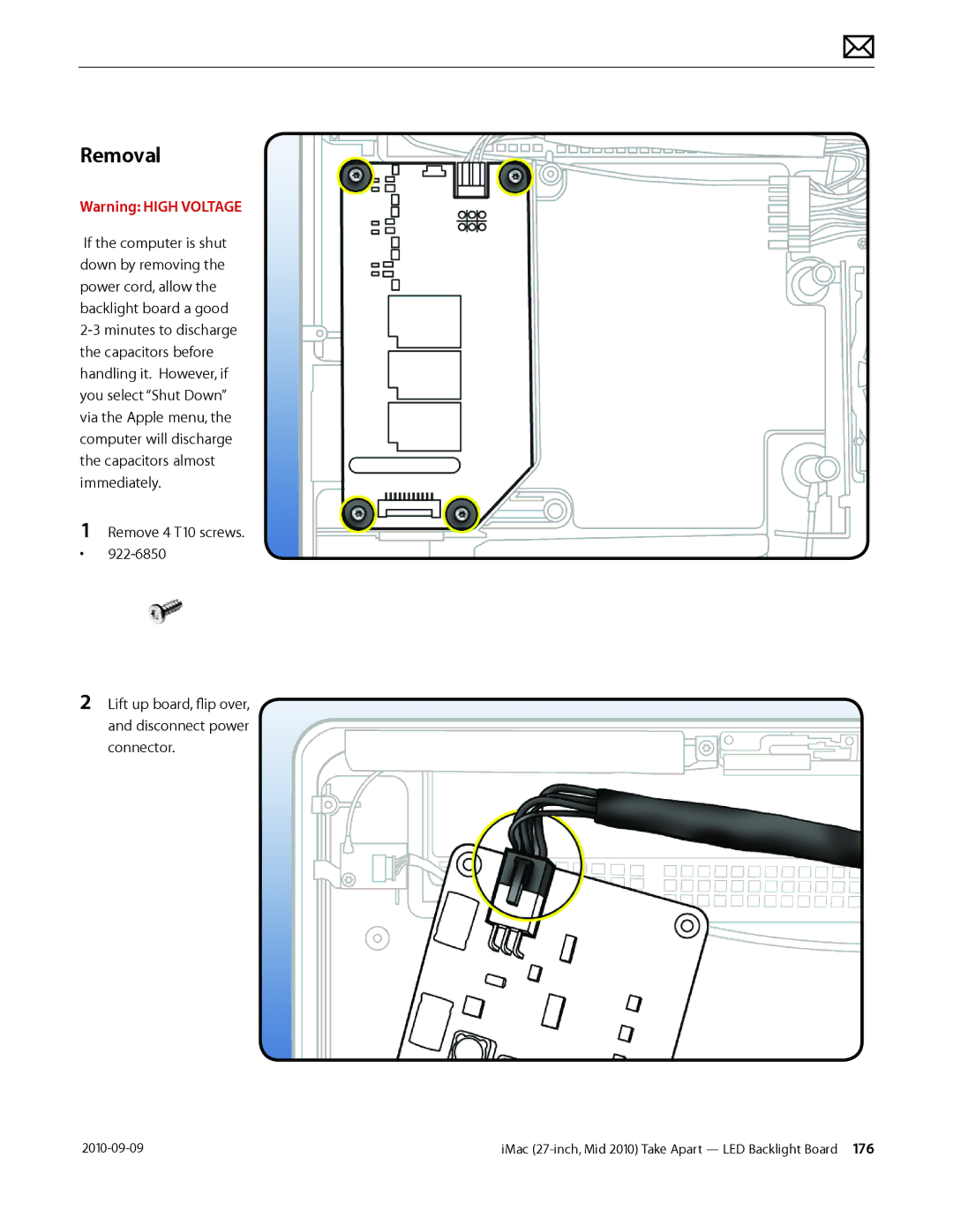 Apple MD094LL/A manual Removal 