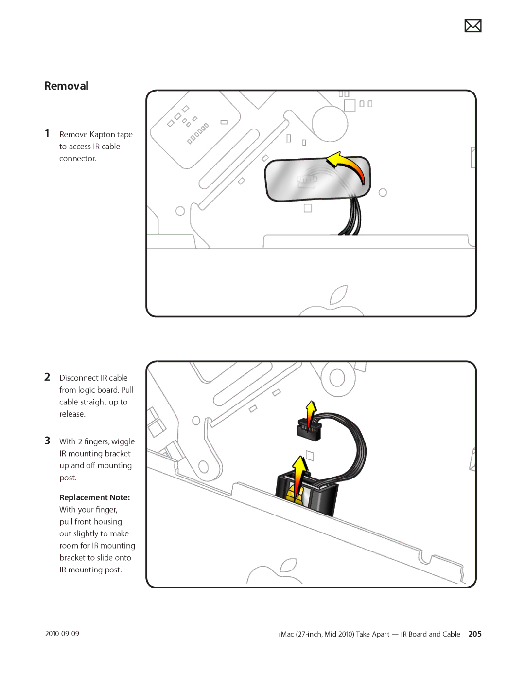 Apple MD094LL/A manual Removal 