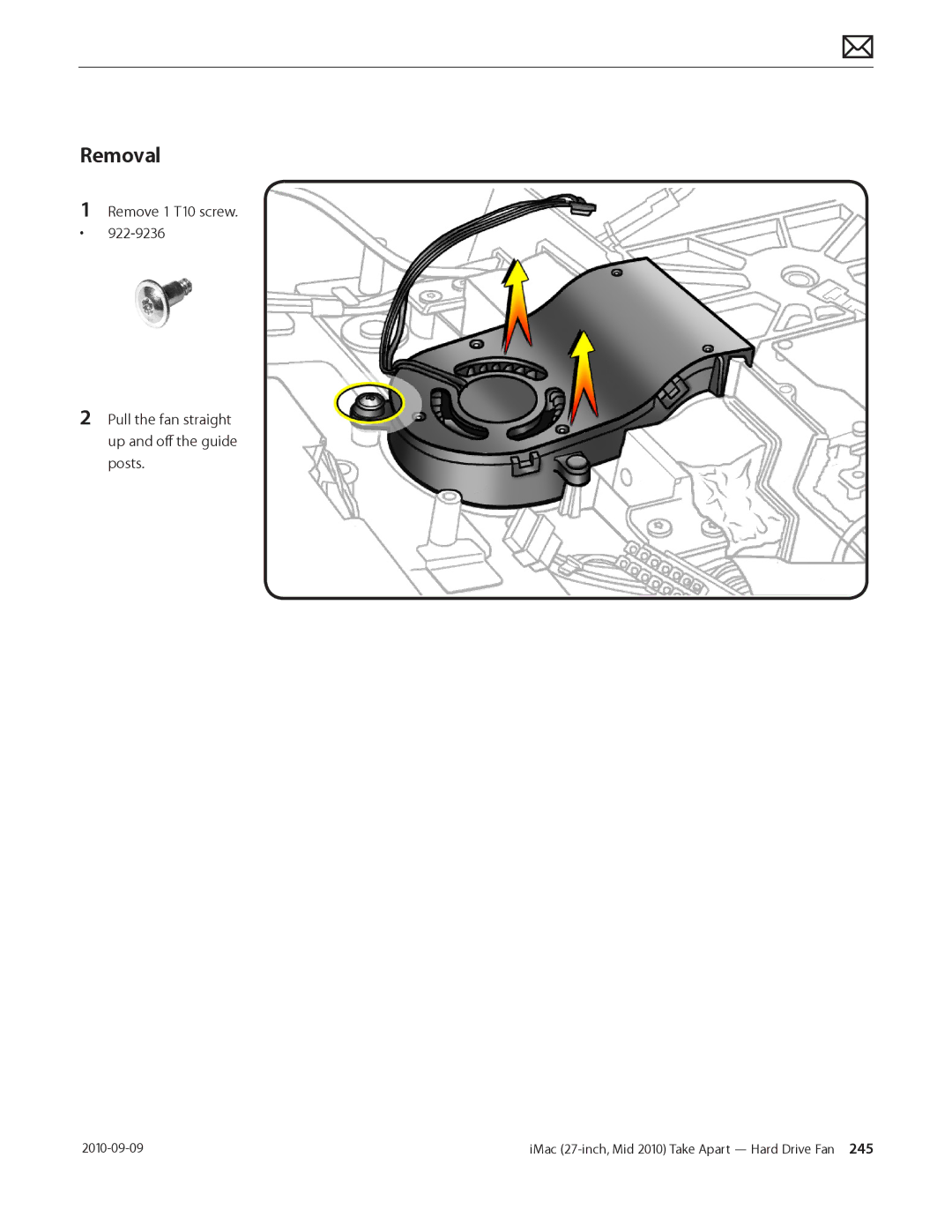 Apple MD094LL/A manual Removal 