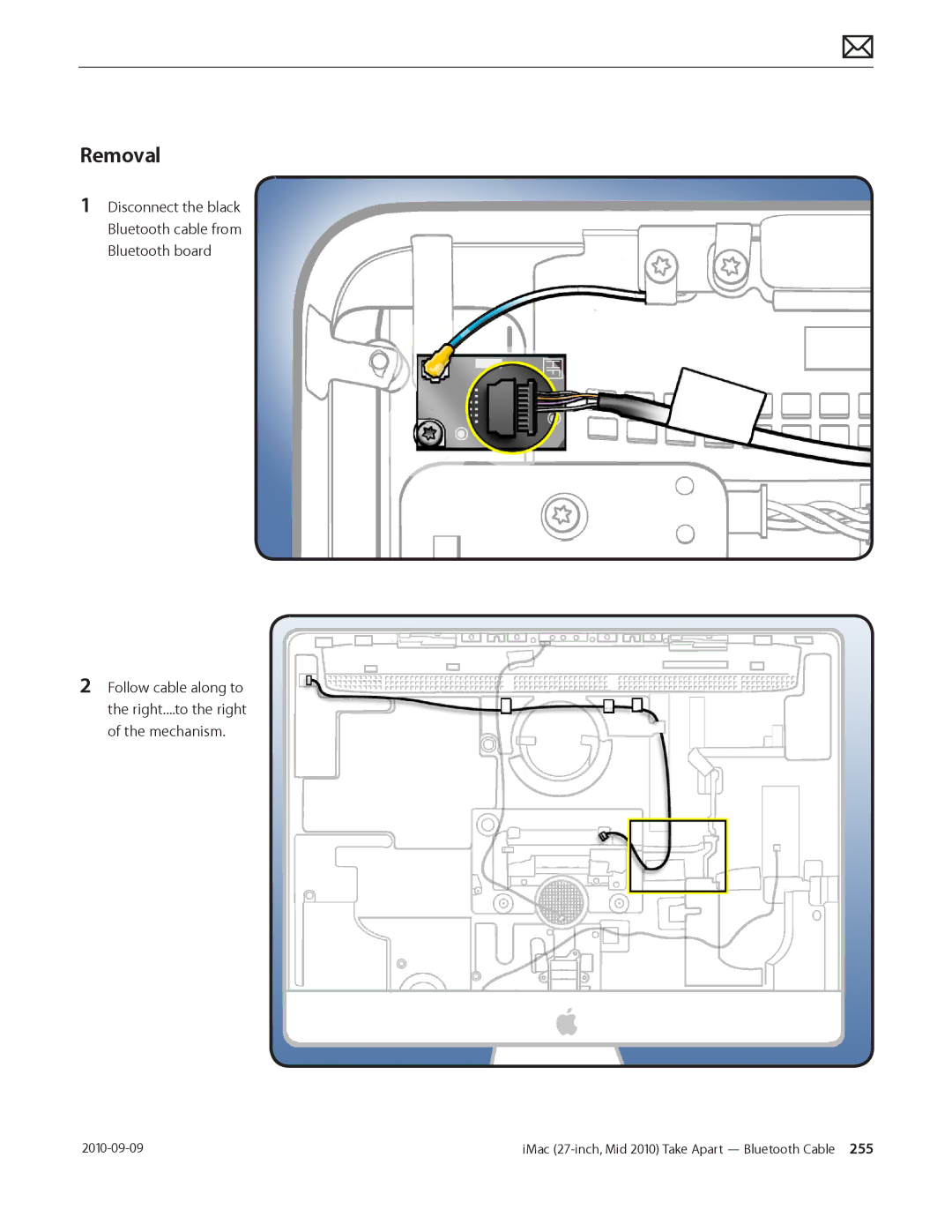 Apple MD094LL/A manual Removal 