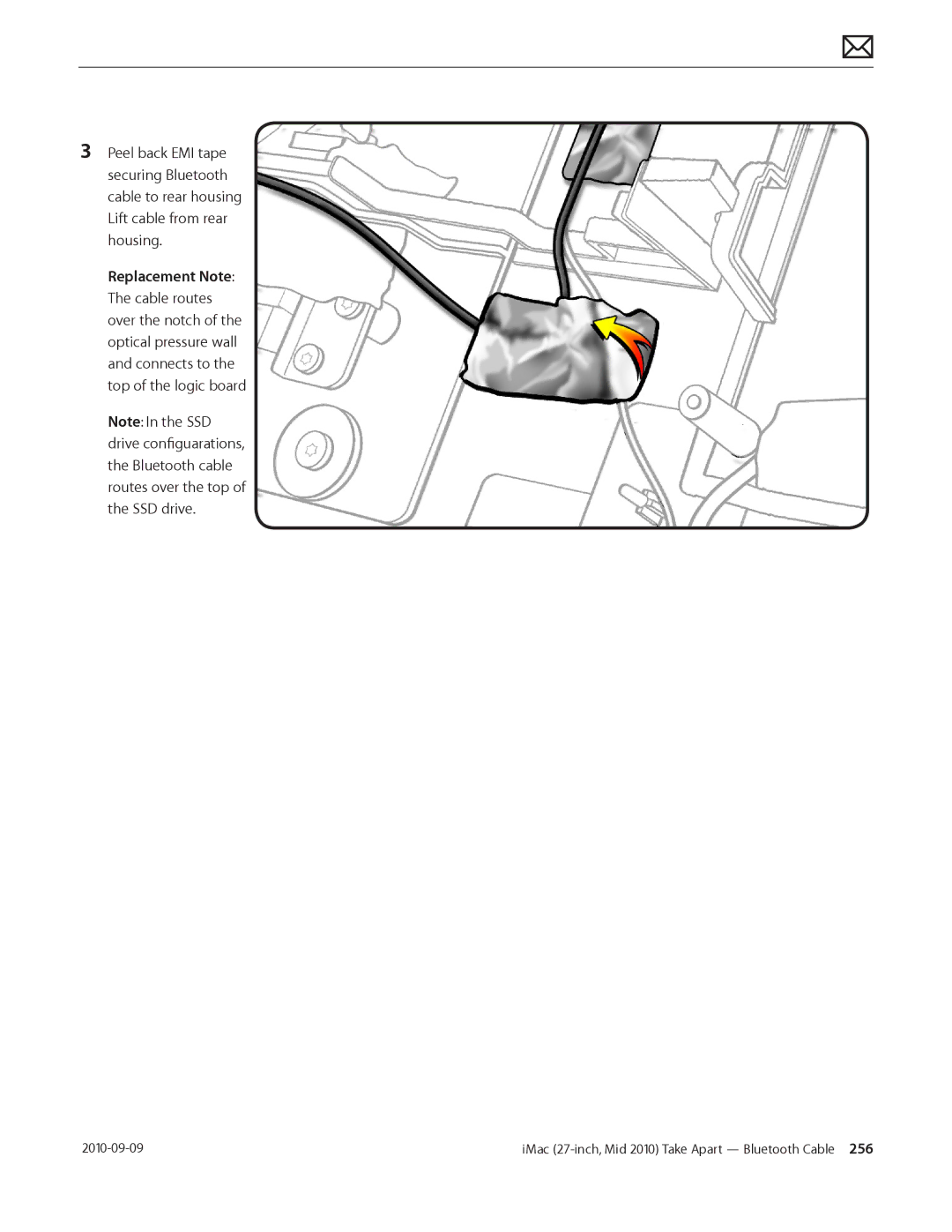 Apple MD094LL/A manual IMac 27-inch, Mid 2010 Take Apart Bluetooth Cable  