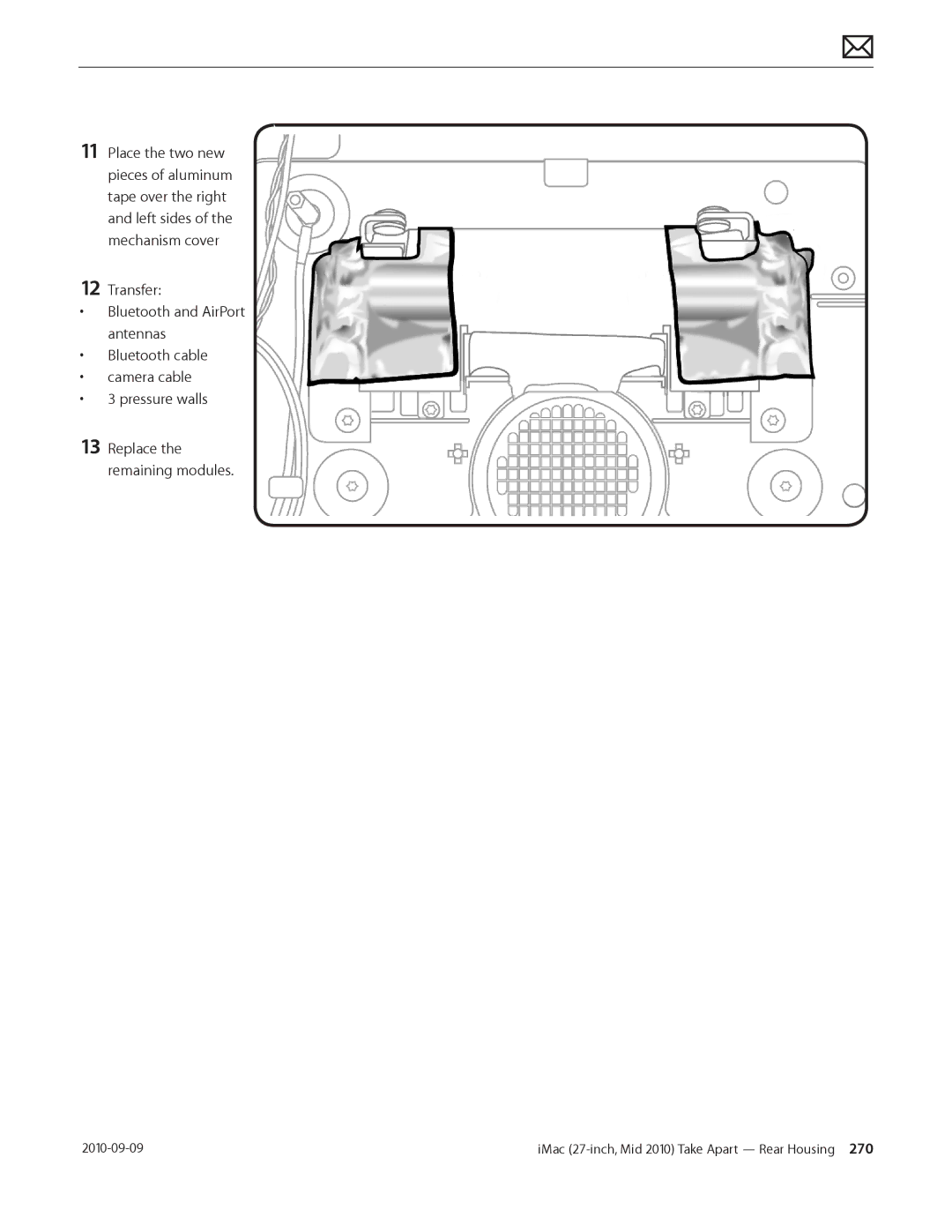 Apple MD094LL/A manual IMac 27-inch, Mid 2010 Take Apart Rear Housing  