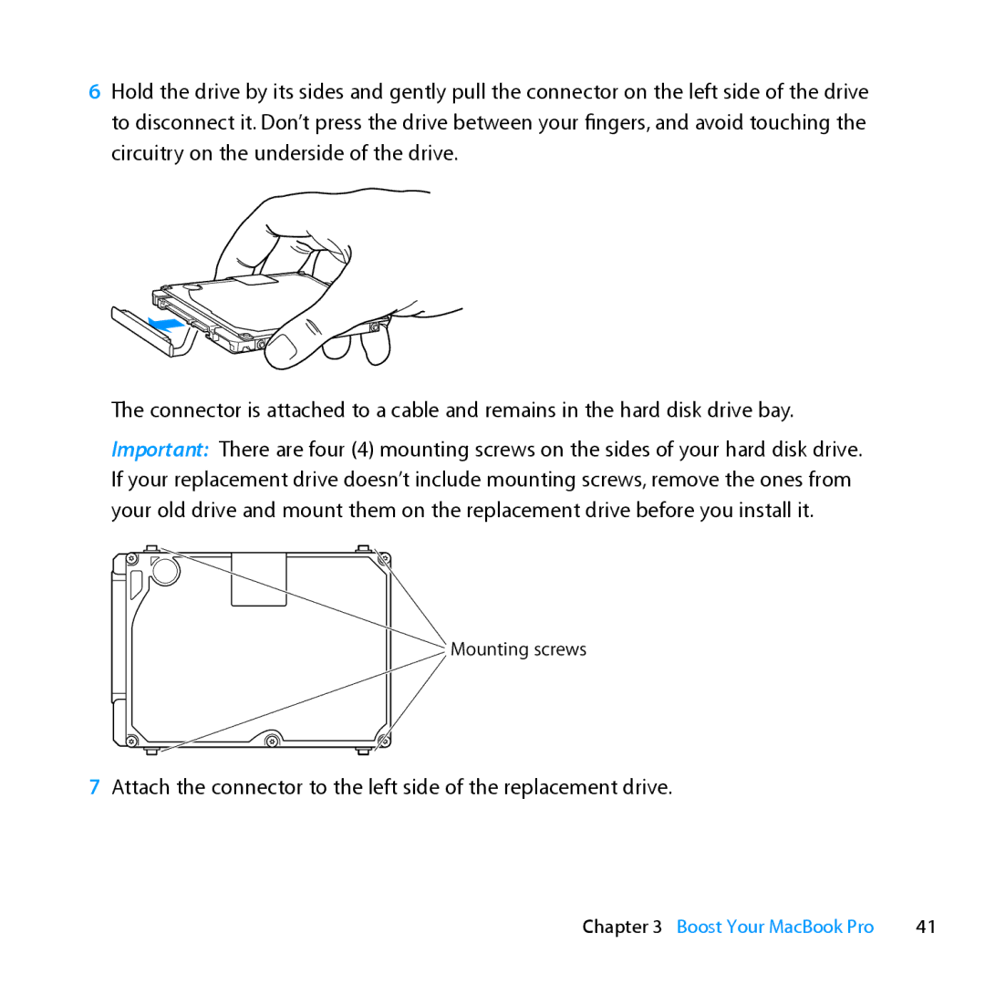 Apple MD104LL/A, MD101LL/A, MC976LL/A manual Boost Your MacBook Pro 