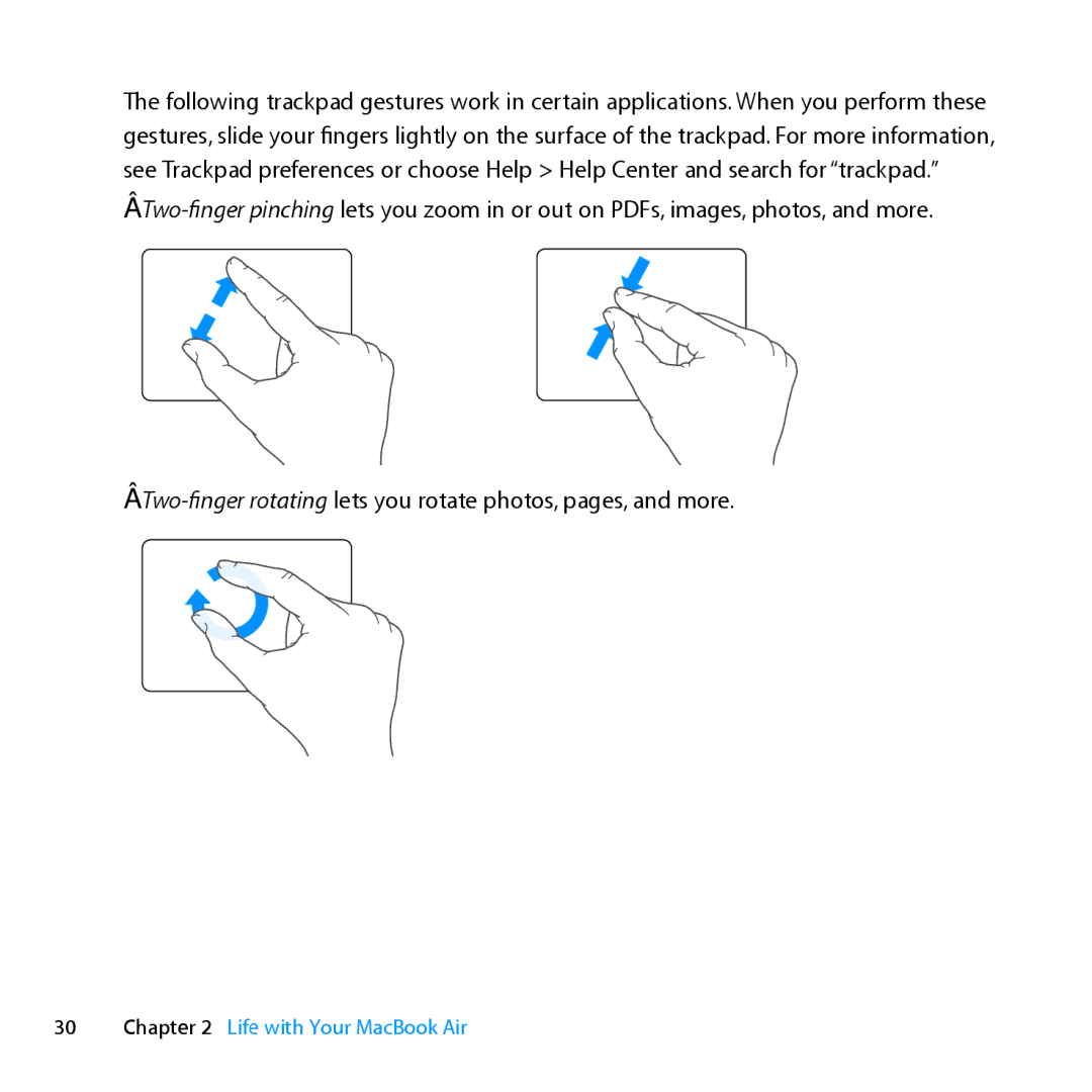 Apple MD231LL/A manual Life with Your MacBook Air 