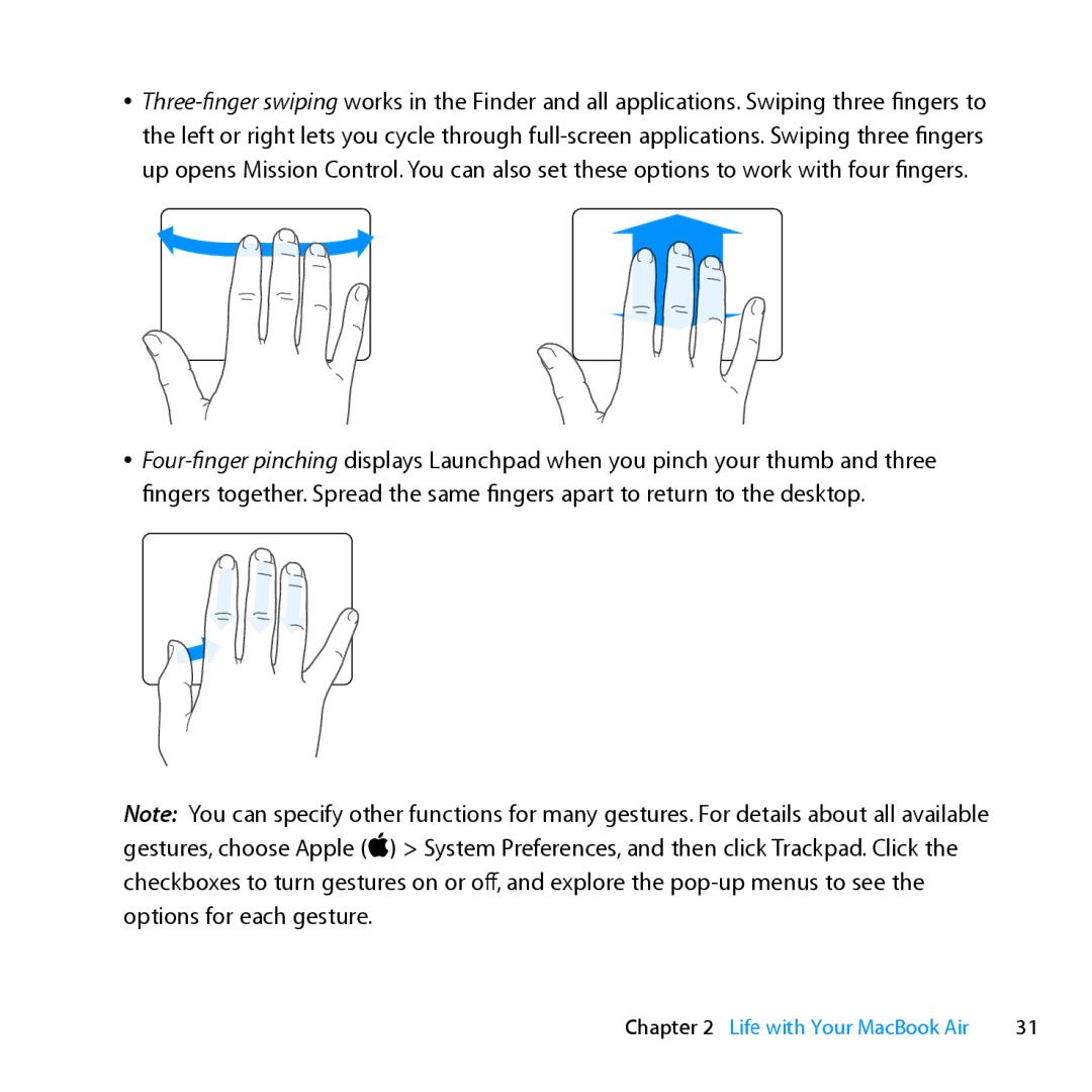 Apple MD231LL/A manual Life with Your MacBook Air 