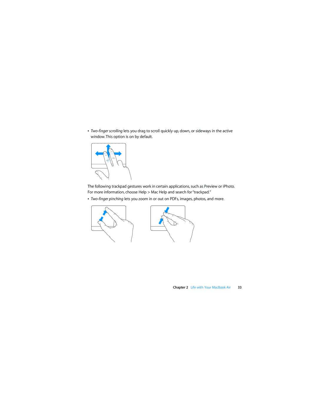 Apple MD224LL/A, MD761LL/A, MD760LL/A, MD712LL/A, MD711LL/A, MD223LL/A, MD232LL/A manual Life with Your MacBook Air 