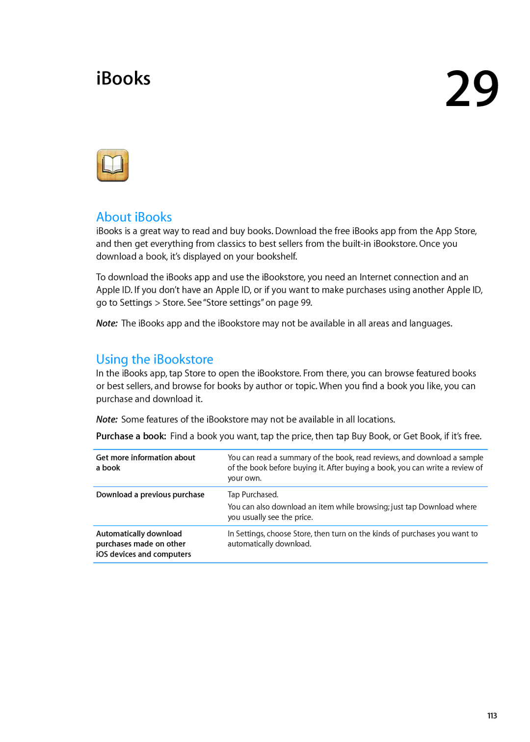 Apple MC544LL/A, ME179LL/A manual IBooks, About iBooks, Using the iBookstore 