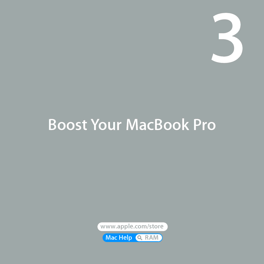 Apple ME662LL/A manual Boost Your MacBook Pro 