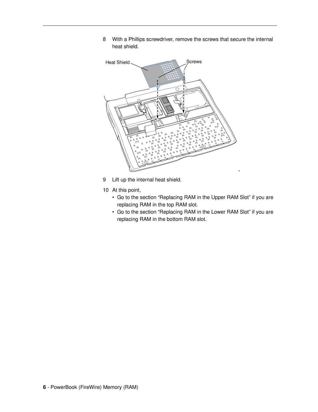 Apple Memory (RAM) warranty Heat Shield 