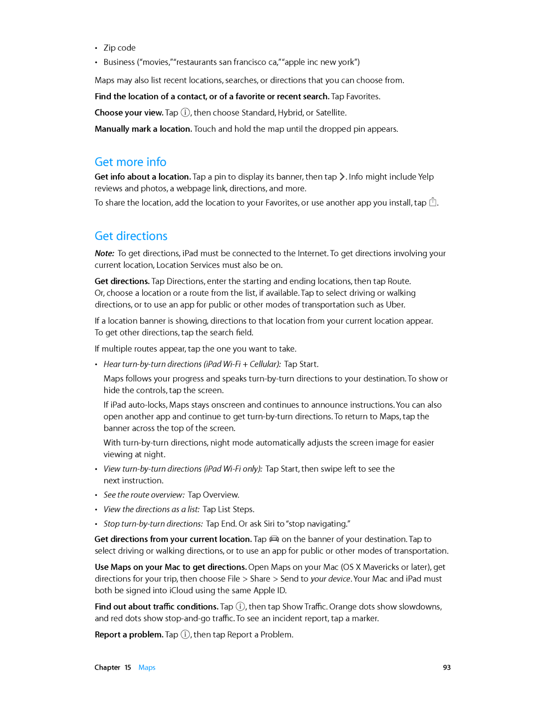 Apple MH372LL/A, MH3G2LL/A, MH3M2LL/A, MH3N2LL/A, MH3L2LL/A, MH3E2LL/A, MH382LL/A, MH392LL/A manual Get more info, Get directions 