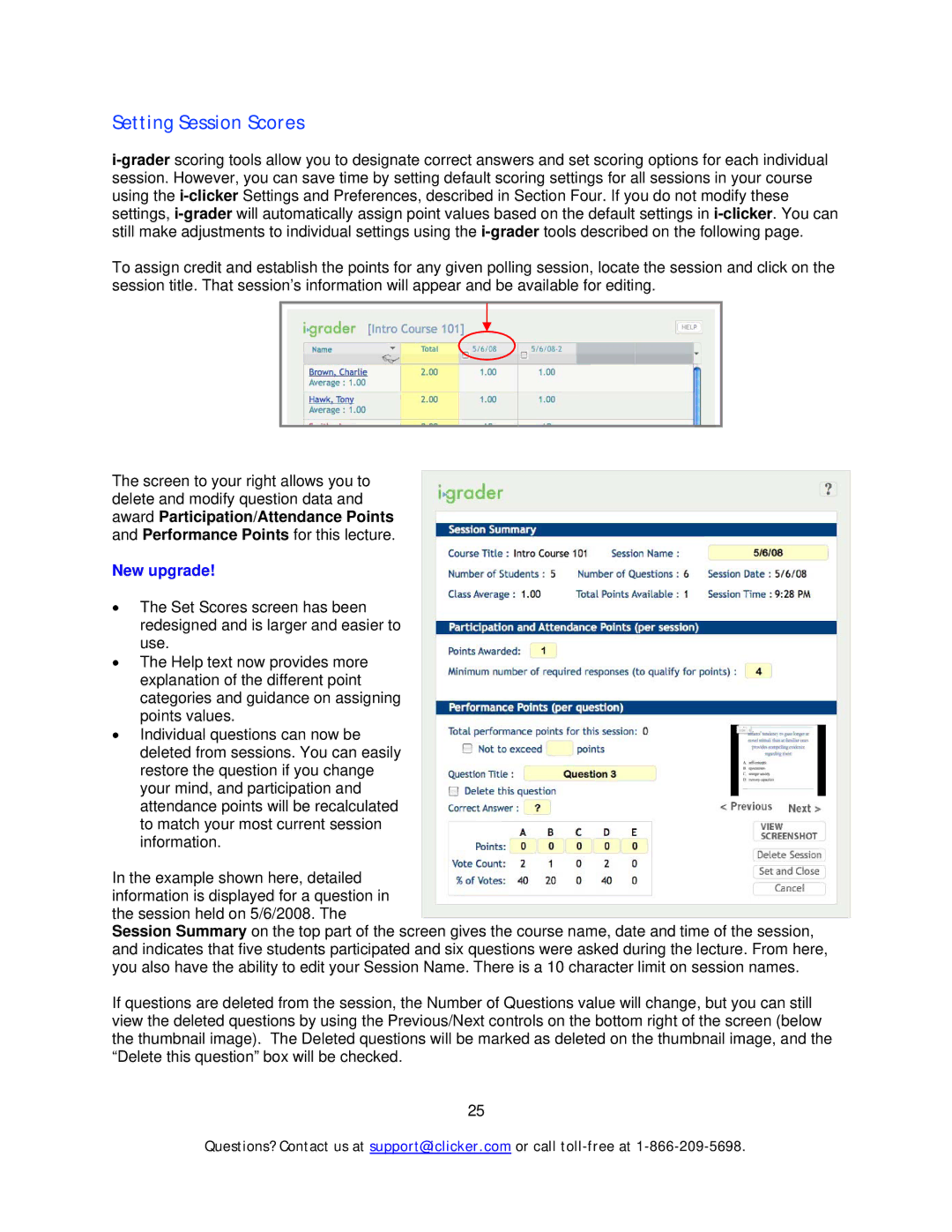 Apple Mouse manual Setting Session Scores 