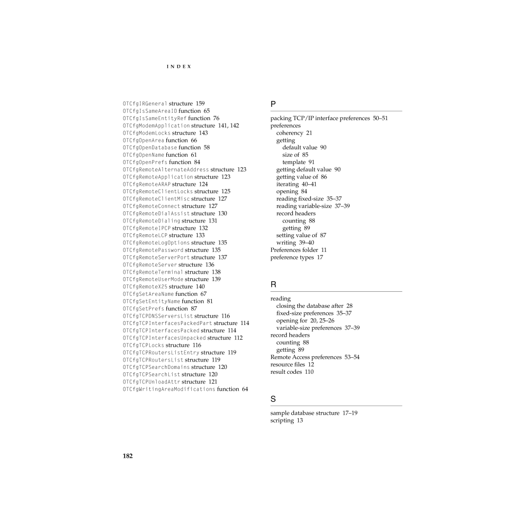 Apple Network Setup manual 182 