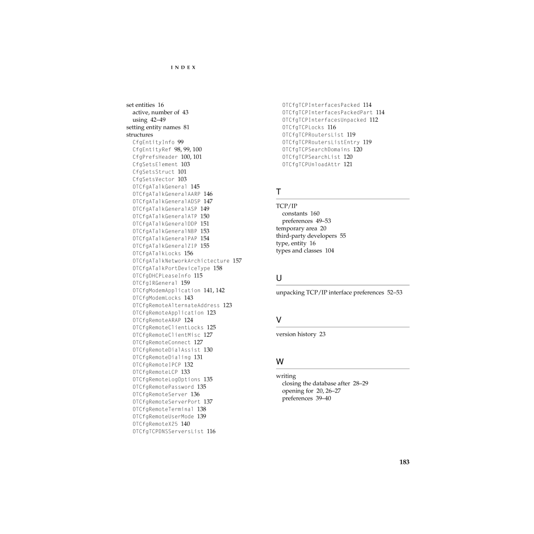 Apple Network Setup manual 183 