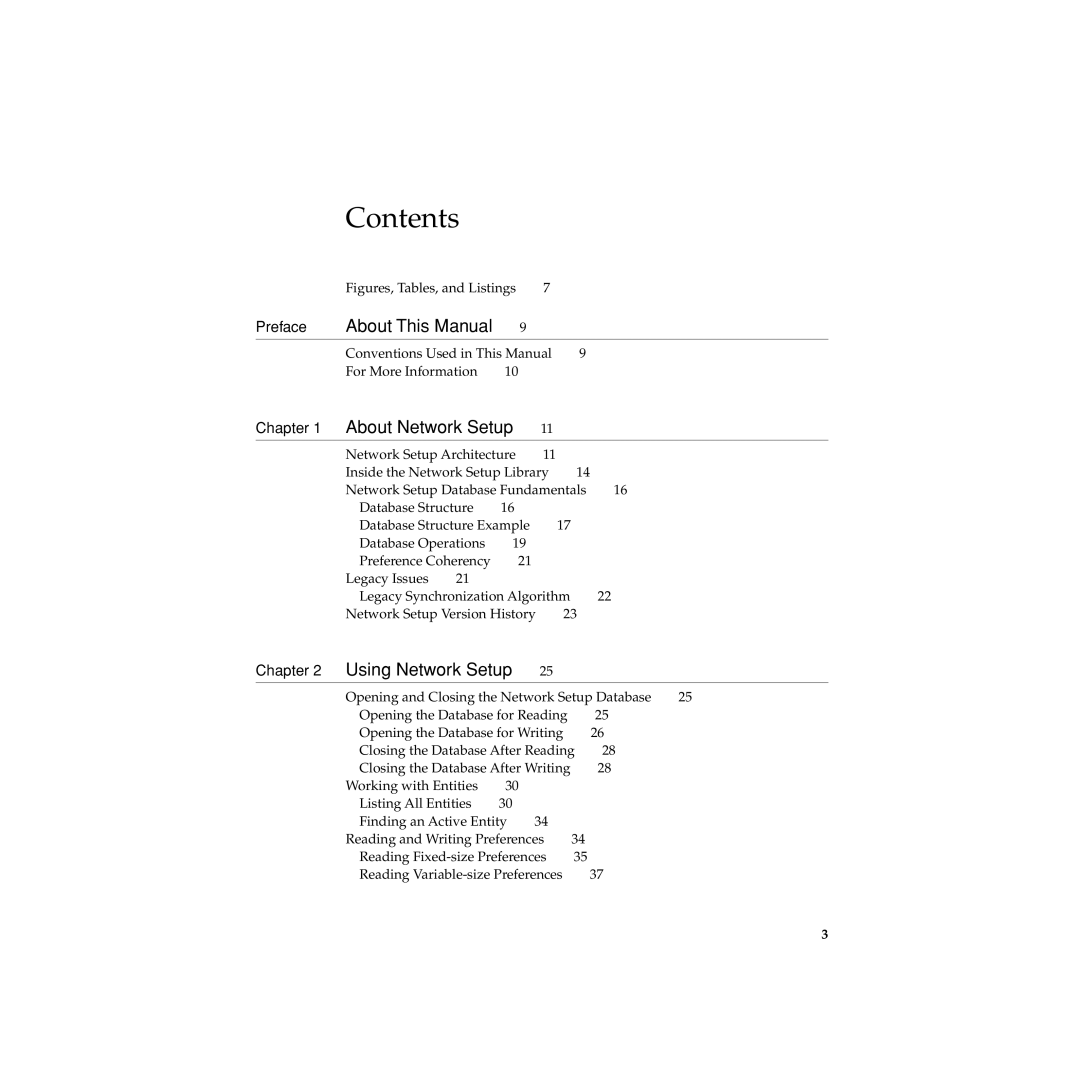 Apple Network Setup manual Contents 