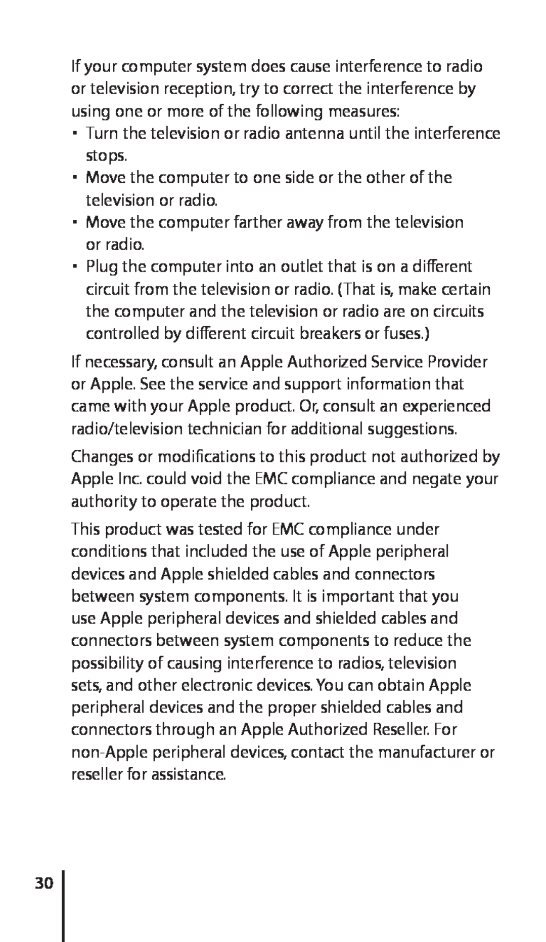 Apple Nike + iPod Sensor, 034-4945-A manual Turn the television or radio antenna until the interference stops 