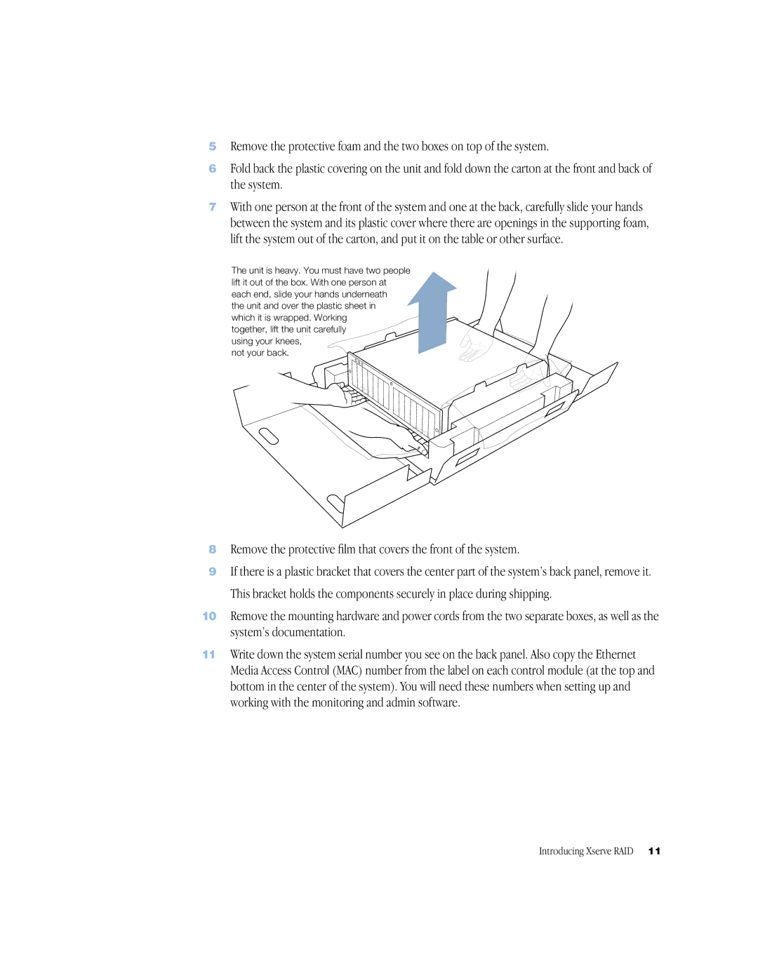 Apple NMB-003 manual Introducing Xserve RAID 