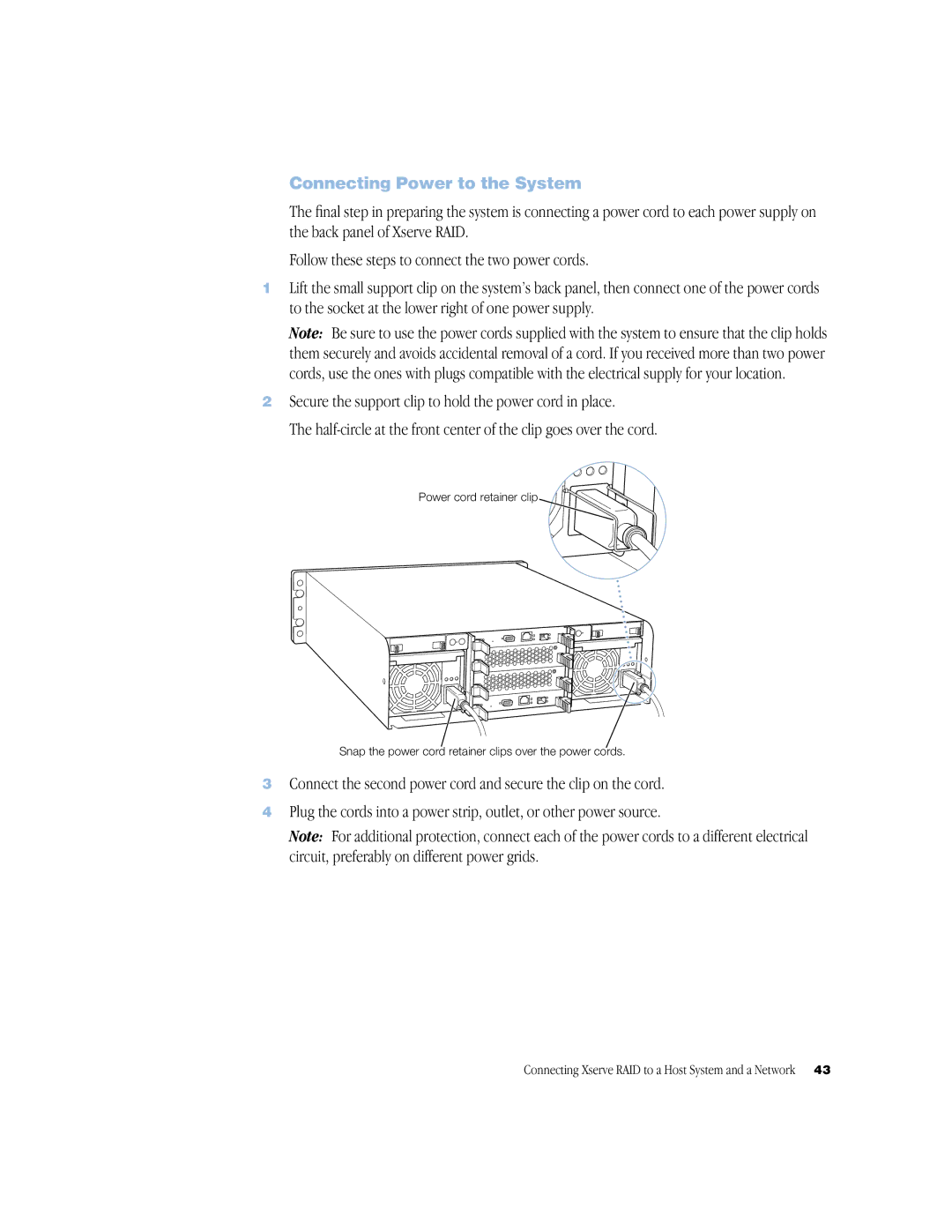 Apple NMB-003 manual Connecting Power to the System 