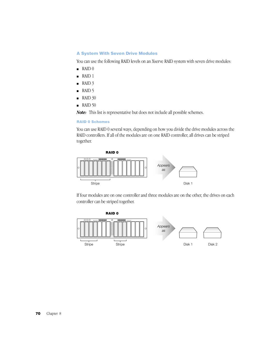 Apple NMB-003 manual Raid, System With Seven Drive Modules 