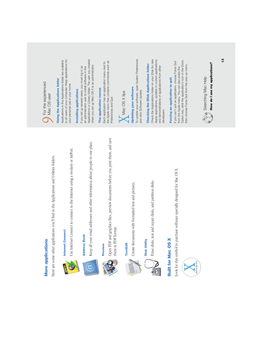 Apple OS X manual 