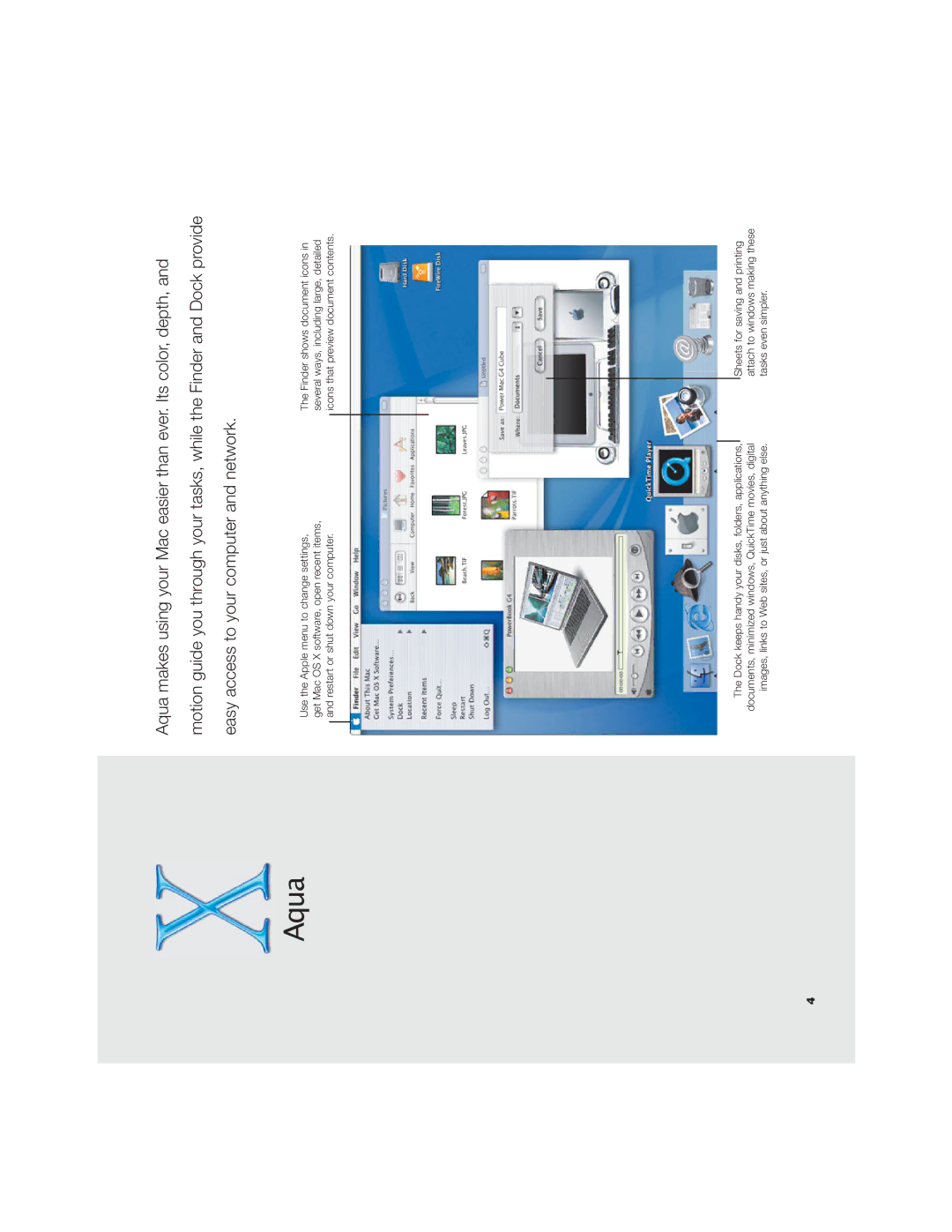 Apple OS X manual Aqua 