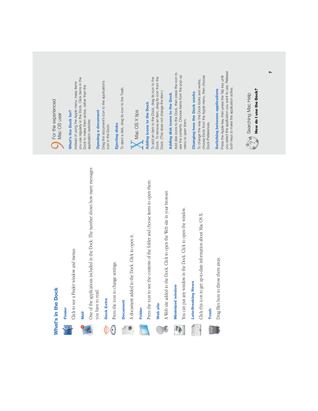 Apple OS X manual 