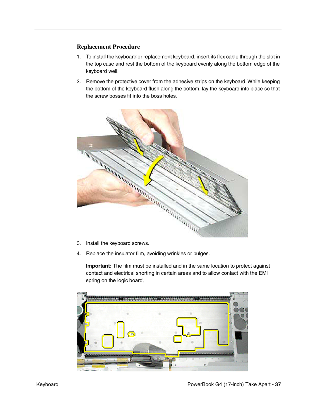 Apple Powerbank G4 manual Replacement Procedure 