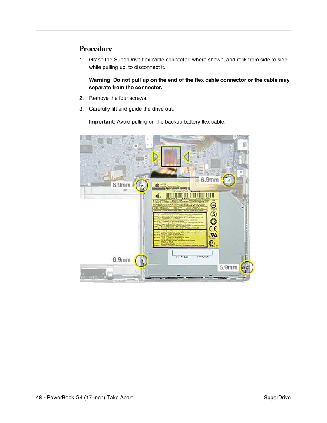 Apple Powerbank G4 manual Procedure 