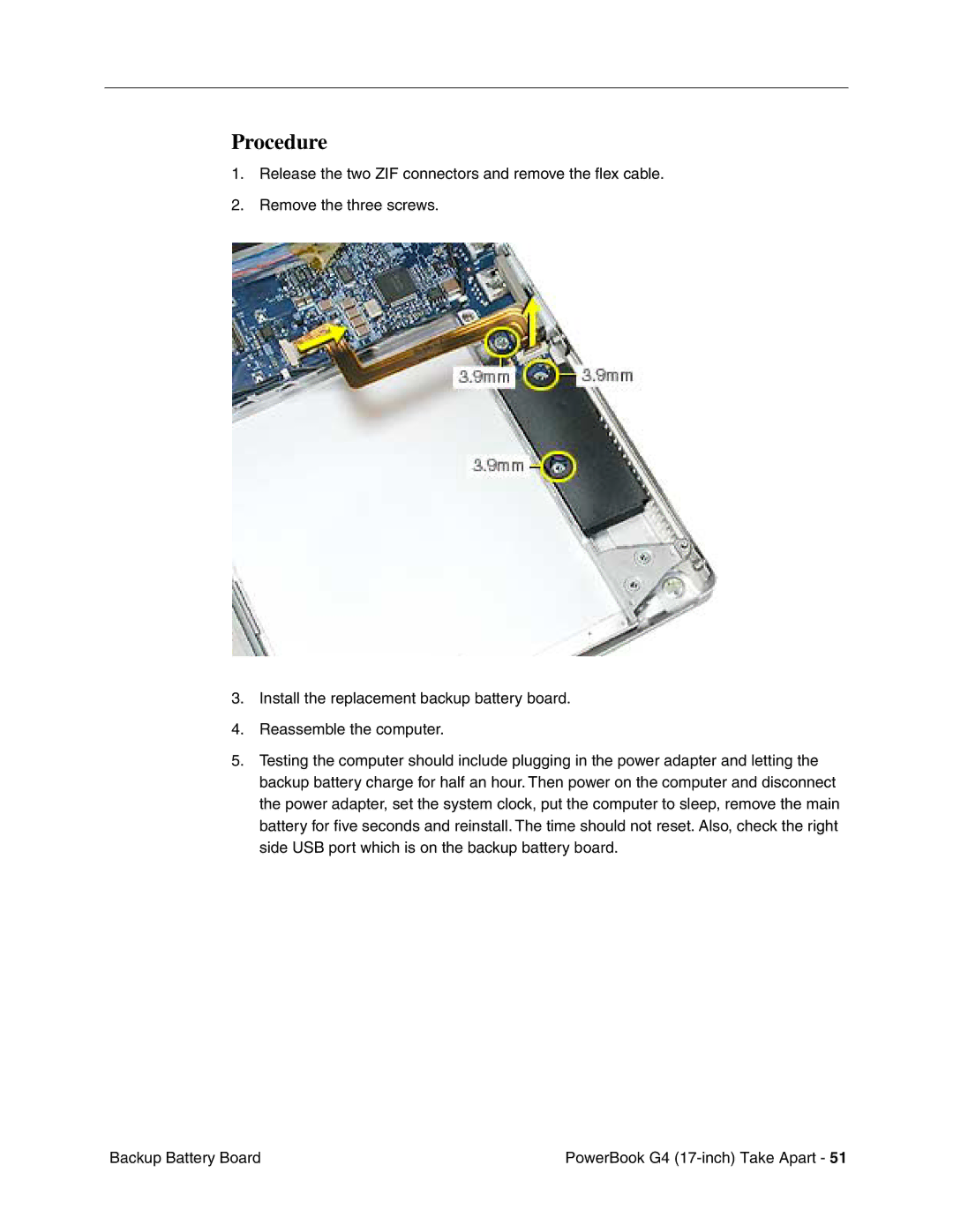 Apple Powerbank G4 manual Procedure 