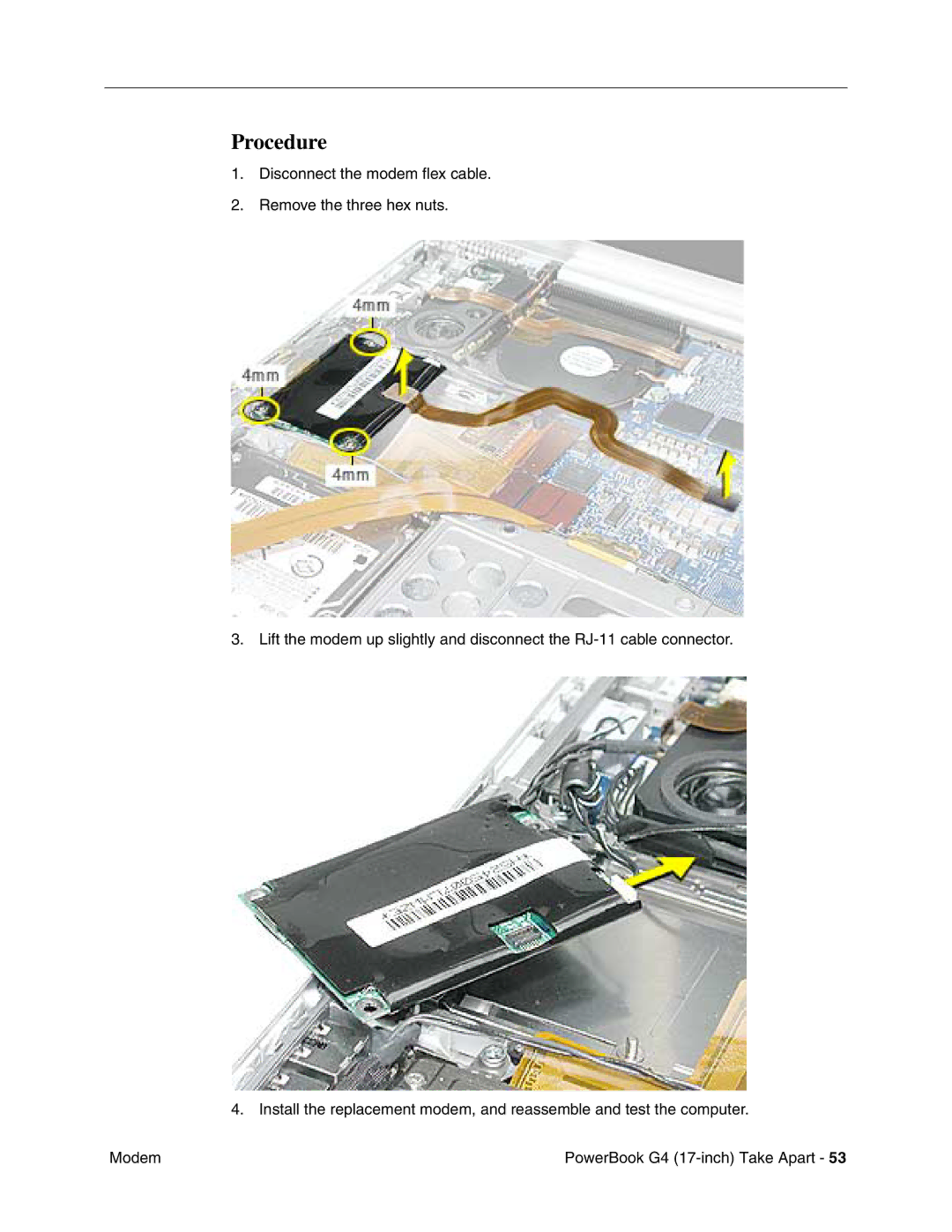 Apple Powerbank G4 manual Procedure 