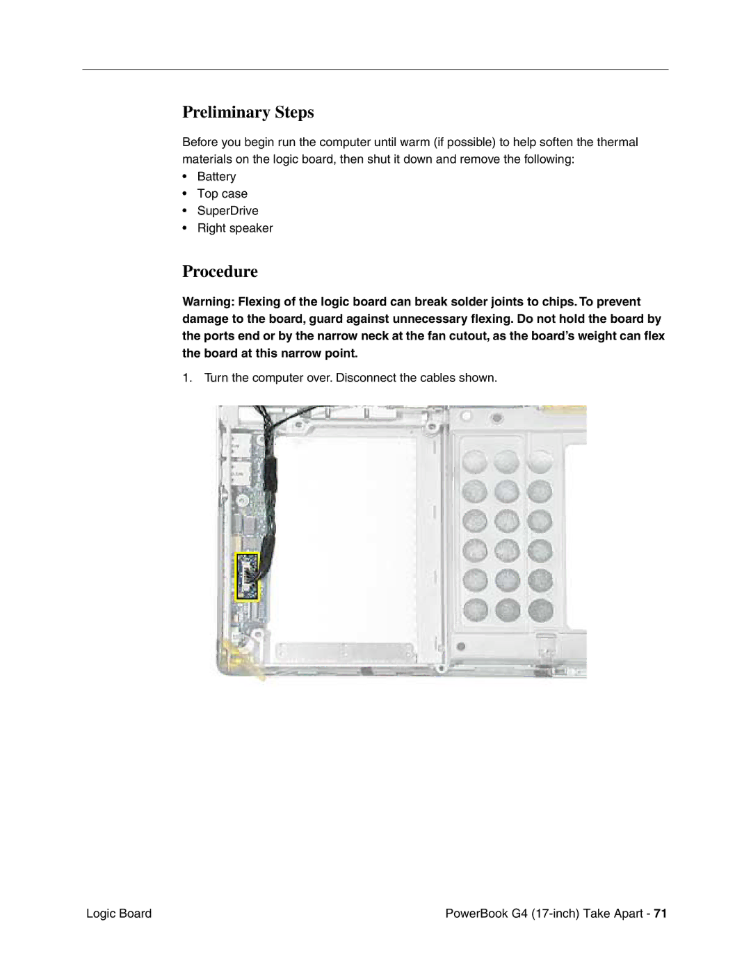 Apple Powerbank G4 manual Preliminary Steps 