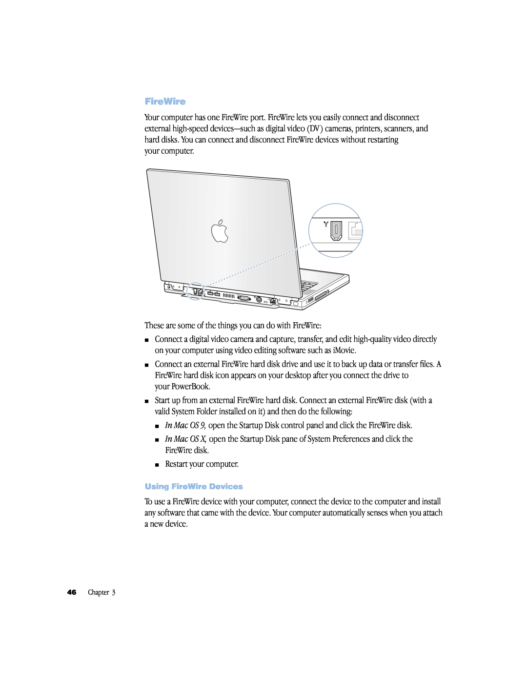 Apple powerbook g4 manual FireWire 