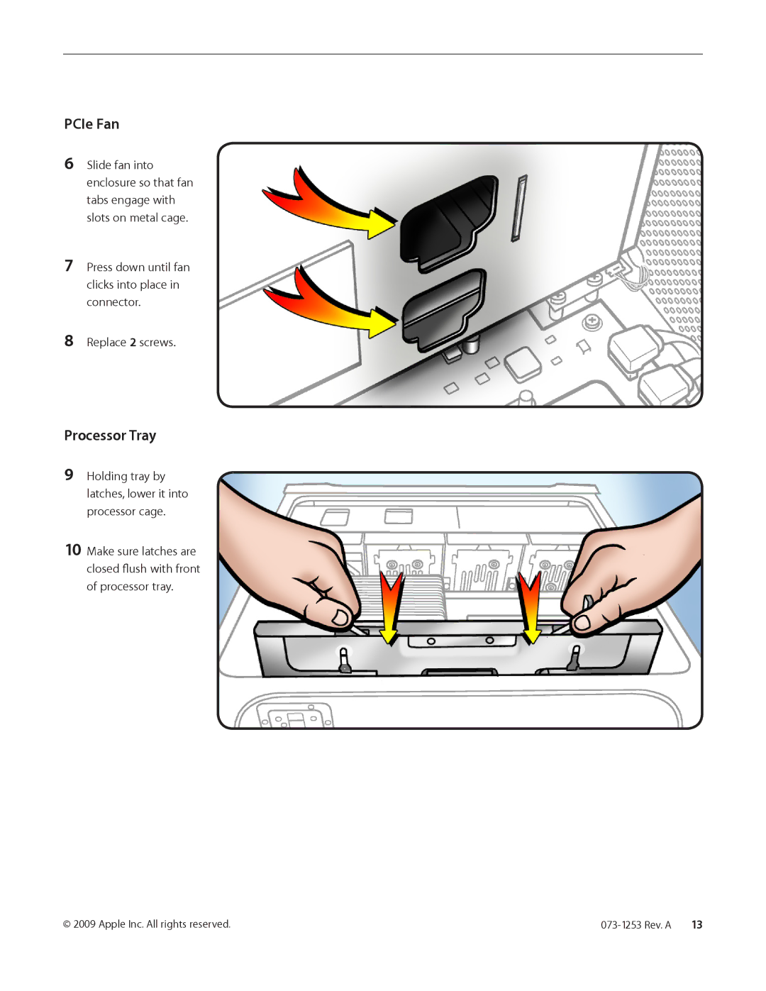 Apple Processor Cage and Clips warranty PCIe Fan 