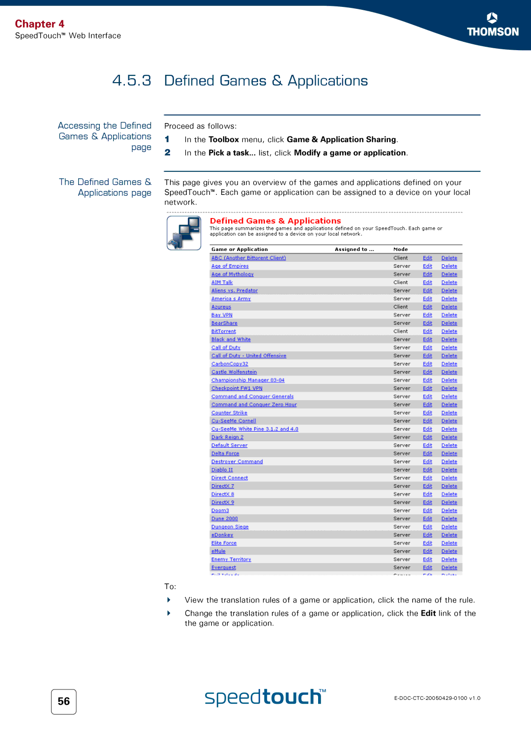 Apple TM546 manual Accessing the Defined Games & Applications 