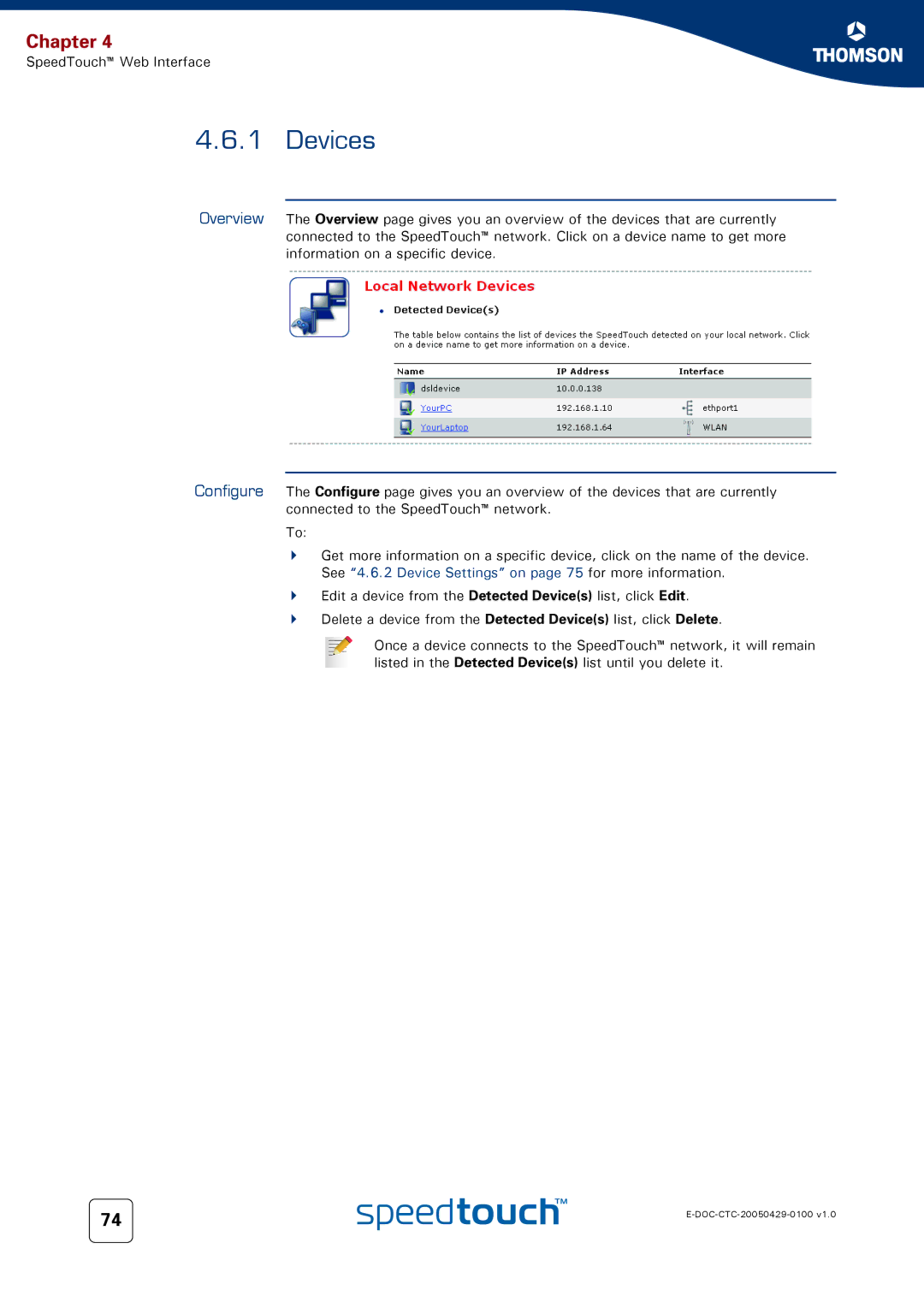 Apple TM546 manual Devices 