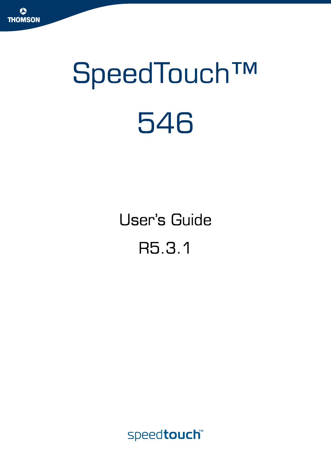 Apple TM546 manual SpeedTouch, User’s Guide R5.3.1 