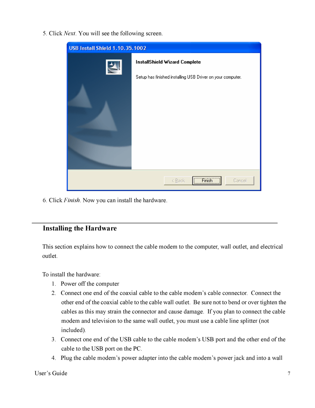 Apple U10C011 manual Installing the Hardware 