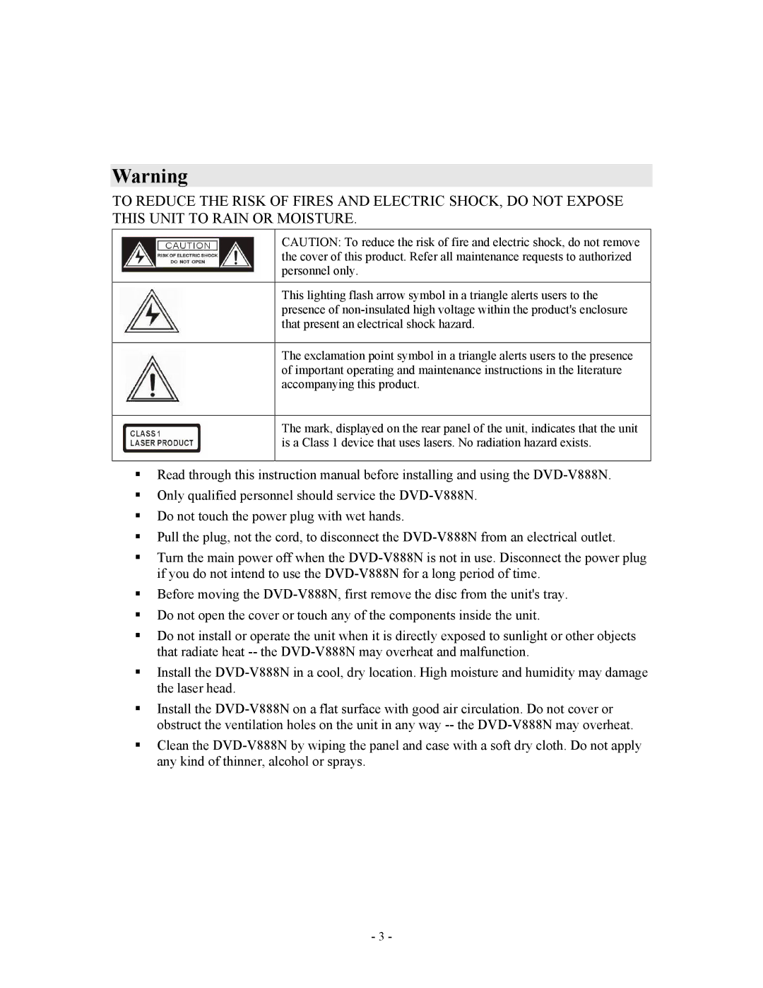 Apple V888N instruction manual 